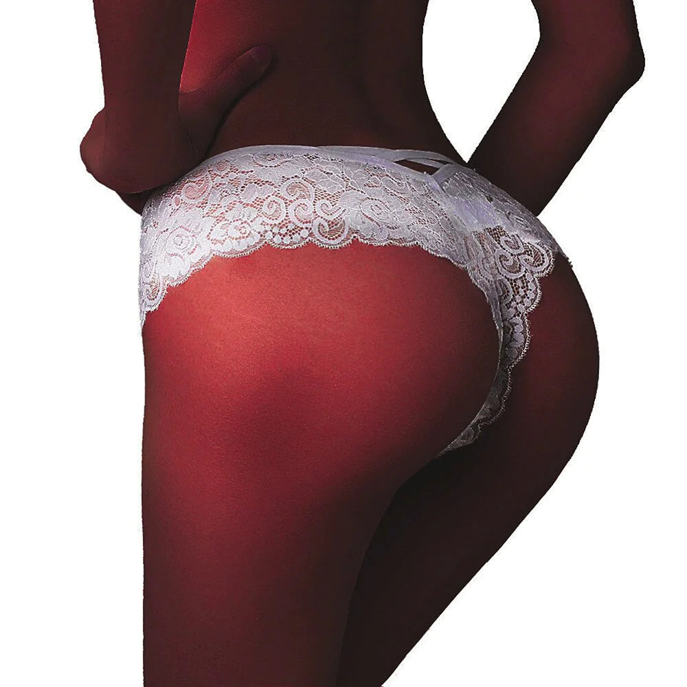 4 Pack Women Sexy Lace Underwear Lingerie Panties G-String Brief Thong Plus Size